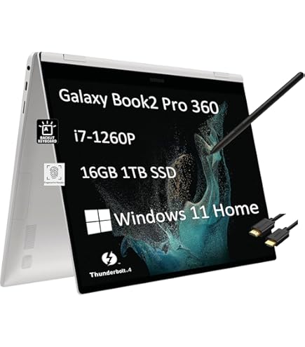 Amazon.com: SAMSUNG Galaxy Book2 Pro 360 2-in-1 Laptop, 15.6