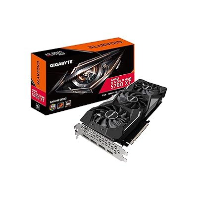 Gigabyte Radeon RX 5700 XT Gaming OC 8G (rev 2.0) Tarjeta gr&aacute;fica, PCIe 4.0, 8GB 256-Bit GDDR6, GV-R57XTGAMING OC-8GD REV2.0 Tarjeta de video