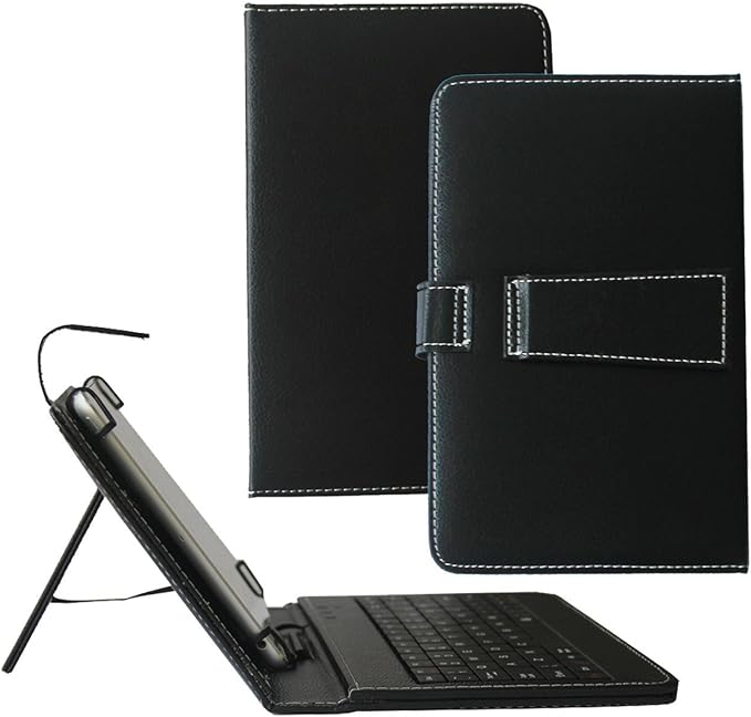 Tsmine Dell Venue 8 Keyboard Case Micro Usb Keyboard W Pu Leather Case Stand Cover For Dell Venue 8 Venue 8 Pro 8 0 Inch Tablet Black Amazon Co Uk Electronics