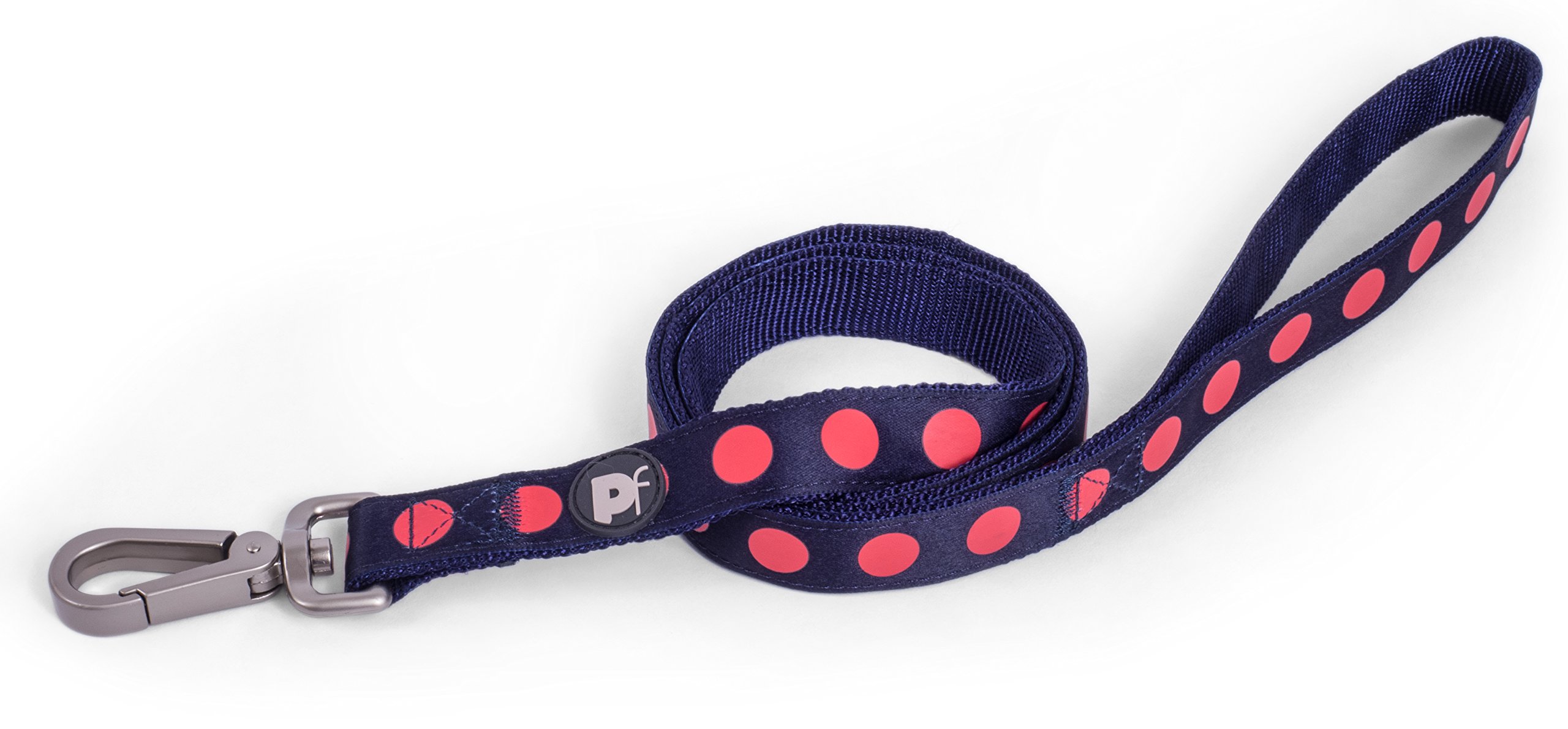 Petface Scarlet Bold Spot Dog Lead, Small
