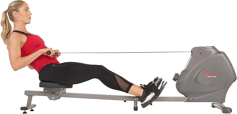 Rameur magnétique pliable et compacte: SF-RW5801 de Sunny Health & Fitness