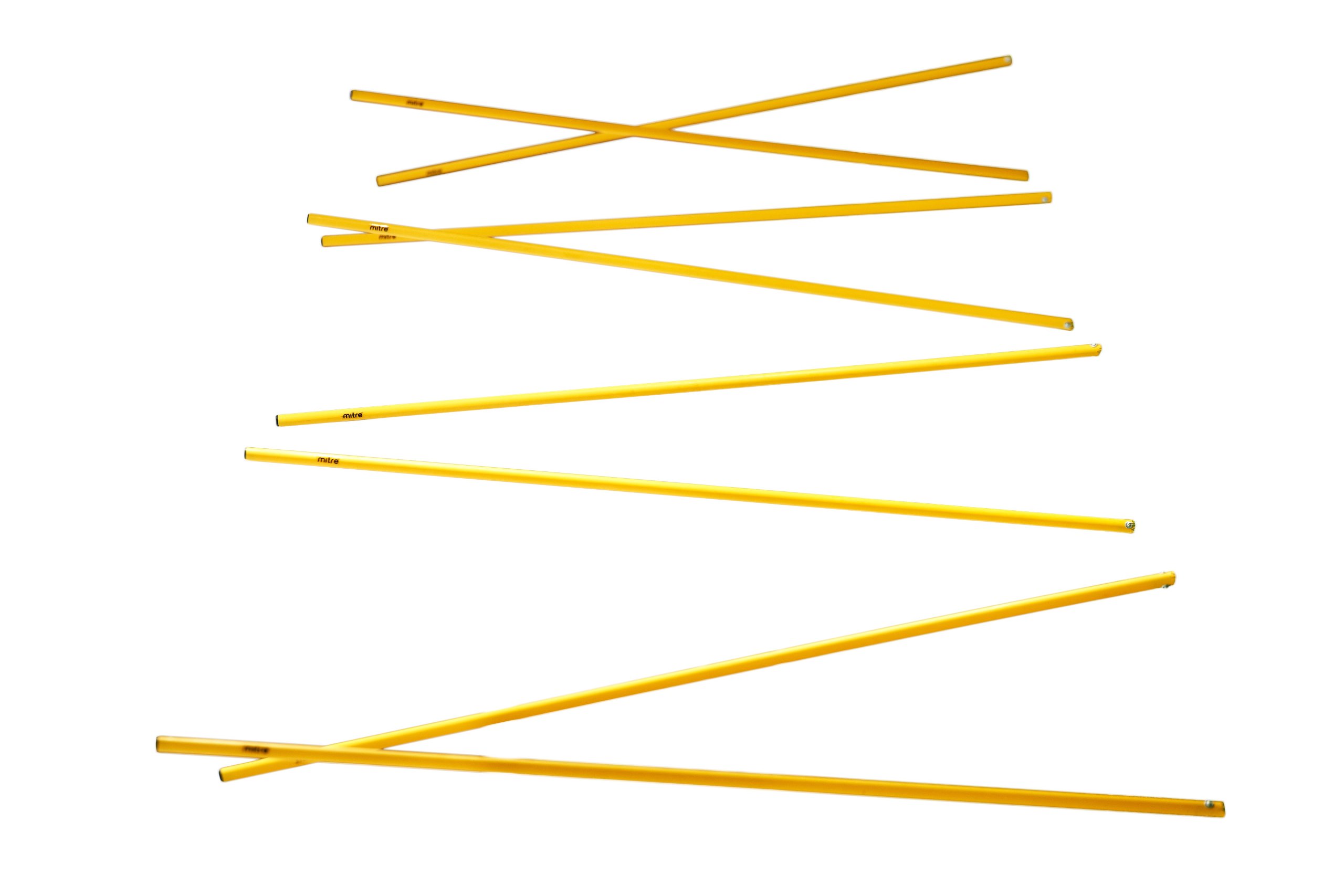 Mitre Super Space Marker Poles | Set of 10 | Training Equipment | Sports Markers | Field Equipment Markers