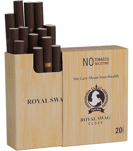 ginger tobacco Amazon.com: ROYAL SWAG Natural Herbal Cigarettes Ginger, Clove Flavour 20  Sticks Ayurvedic Herbs Clove, Tulsi 100% Tobacco-Free and Nicotine-Free :  Health & Household