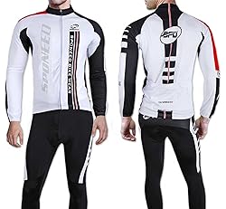 sponeed Men's Long Sleeve Bicycling Jersey Bike
