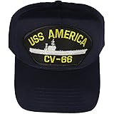Amazon Com Uss America Cv 66 Embroidered Baseball Cap Navy Clothing Shoes Jewelry