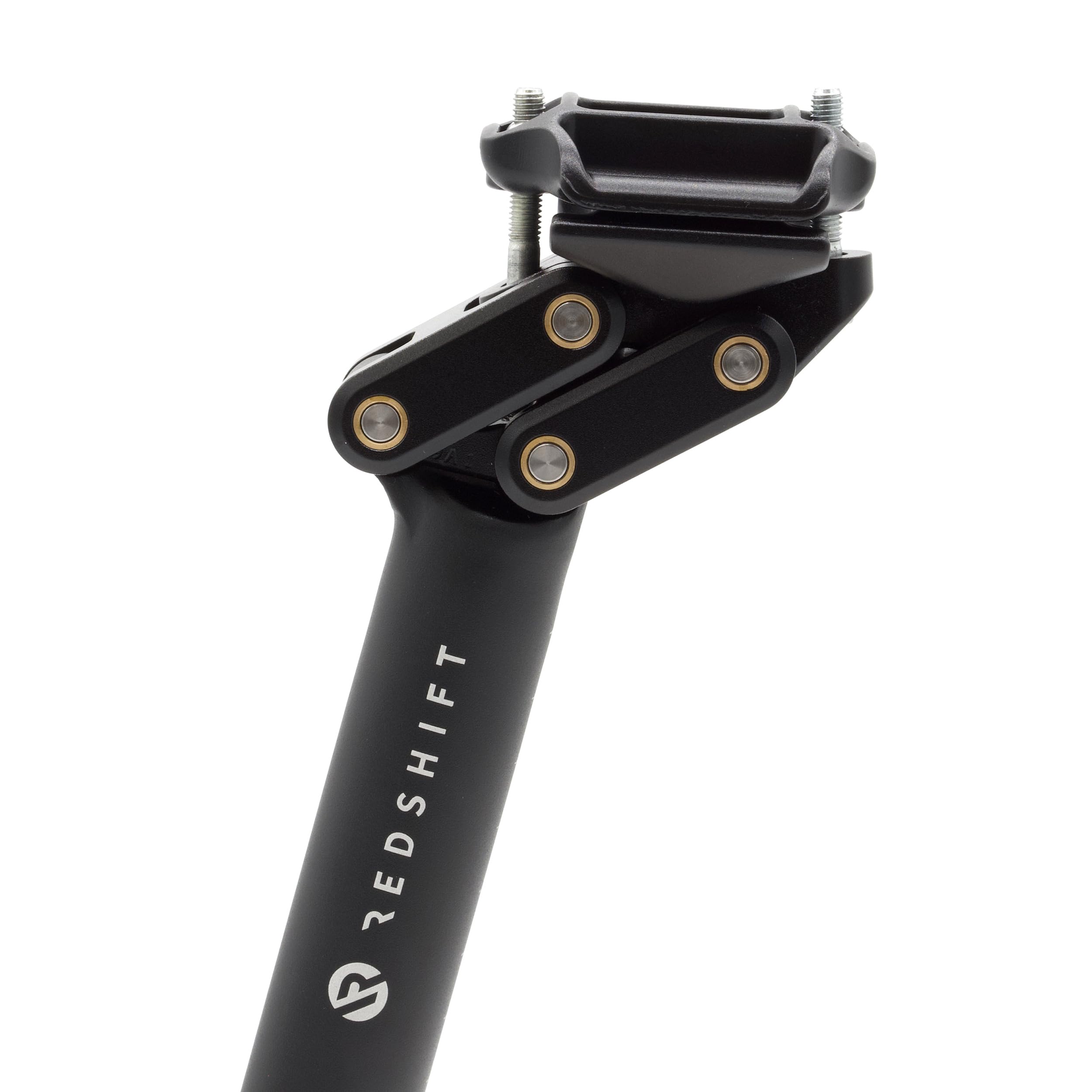 REDSHIFT Dual-Position Bike Seatpost, Aluminum Bicycle Seat Post Saddle Pole, Cycle Biking Accessories and Parts, 27.2mm x 350mm Black