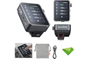 Godox X3 Pro N X3Pro N X3Pro-N Touchscreen TTL Flash Trigger, 2.4G Wireless, 2.4" LCD Screen, Bluetooth Integration & APP Con