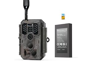 Meidase S950P Cellular Trail Camera, 2025 Upgrade with 8000mAh Battery & Shared Data Plans, 4G LTE for AT&T/T-Mobile, App Control, 48MP Photo, 1296P Video, Night Vision, for Hunting/Wildlife