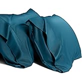 WishSmile Teal Cooling Pillowcases,2 Pack,20x36 inches