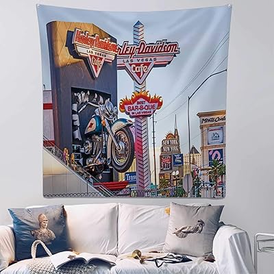 Hitecera Harley Davidson Cafe Wall Hanging Tapestry Botswana Ubuy