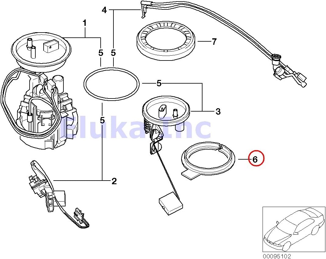 NEW RADIATOR OVERFLOW TANK FOR BMW 525I 528I 530I 535I 545I 550I 645I 650I