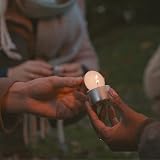 Spaas Tea Lights Pack 30 Unscented 8 Hour Burn Time White view 3