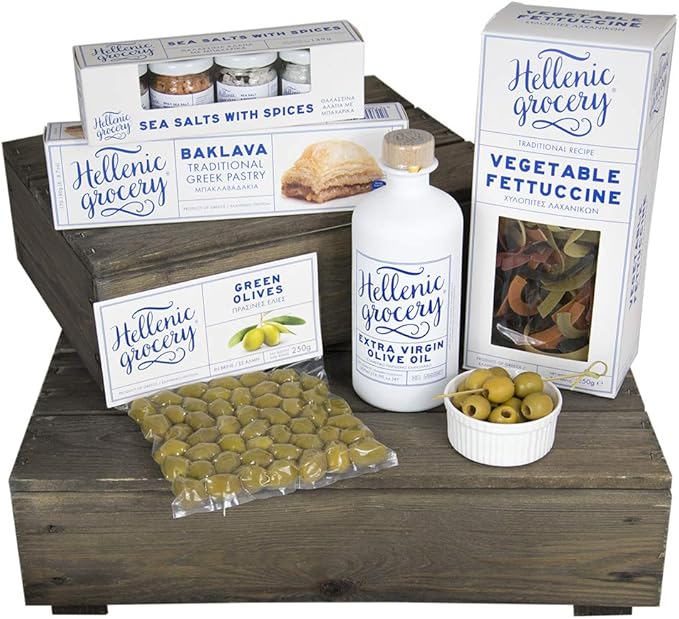New Luxury Hellenic Greek Fine Food Hamper Amazon.co.uk Grocery