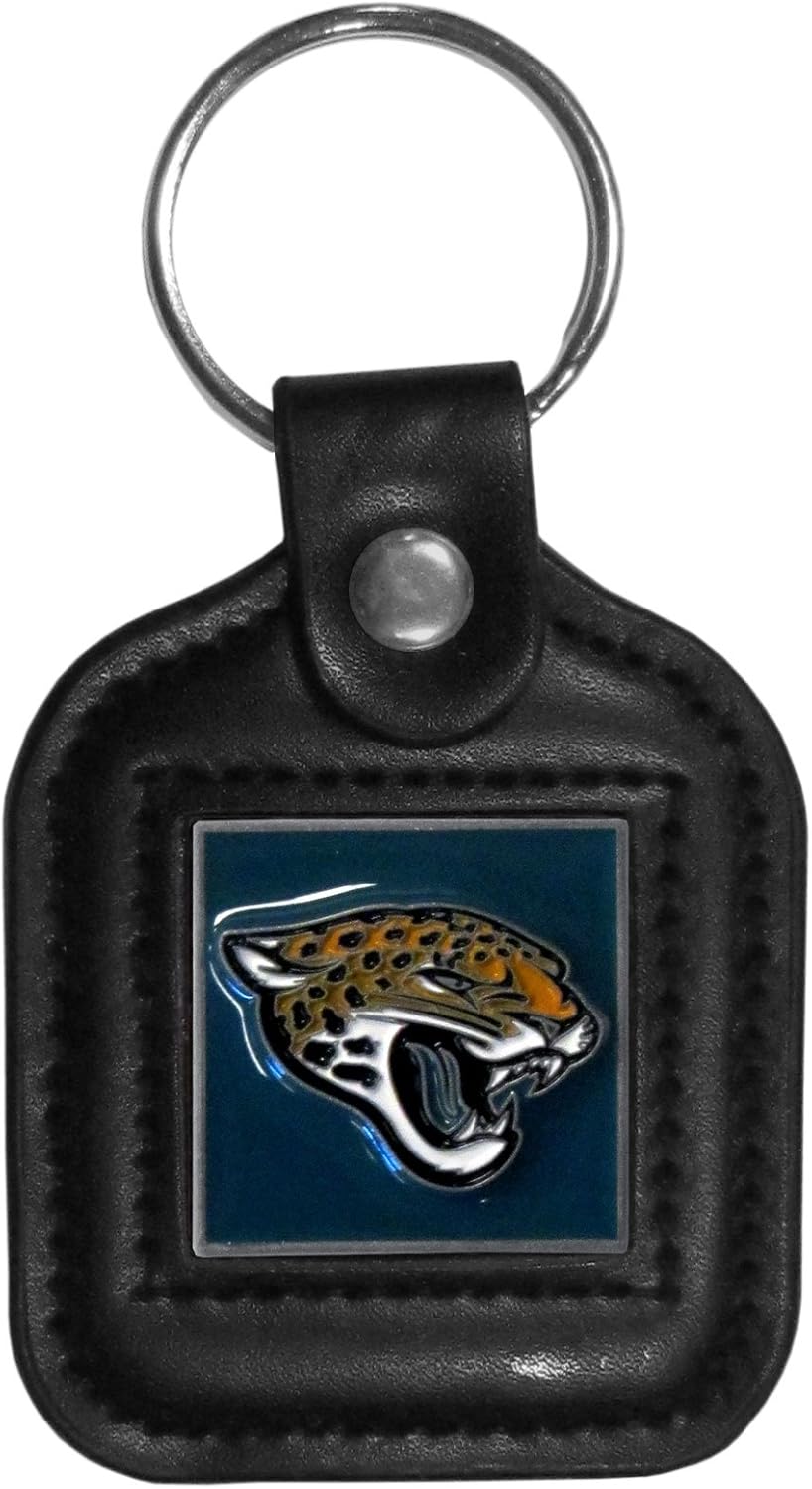 NFL Siskiyou Sports Fan Shop Tampa Bay Buccaneers Square Leather Key Chain One Size Black : Sports Fan Keychains : Sports & Outdoors