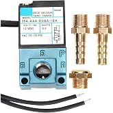 Caoeal Electronic Boost Controller, 3 Port Boost Control Solenoid Valve DC 12V 5.4W 35A-AAA-DDBA-1BA