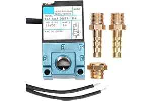Caoeal Electronic Boost Controller, 3 Port Boost Control Solenoid Valve DC 12V 5.4W 35A-AAA-DDBA-1BA