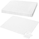 MOUYAT 15 Sheets 4500 Pieces Sublimation Blank Puzzle Jigsaw Puzzles, White DIY Heat Press Blank Puzzle for Sublimation, Weeding Invite, Decorating, Crafts Projects