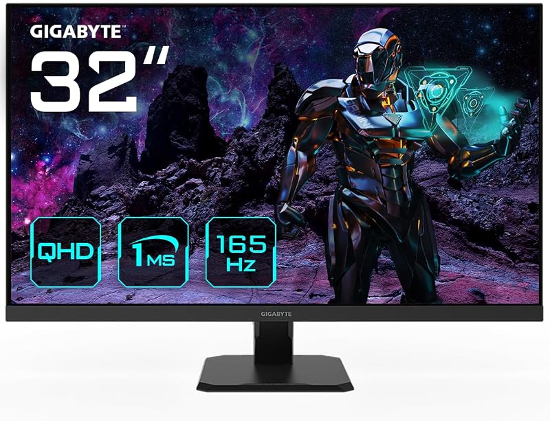 Gigabyte GS32Q 31.5" QHD 165Hz 1ms IPS Gaming Monitor FreeSync HDR Ready