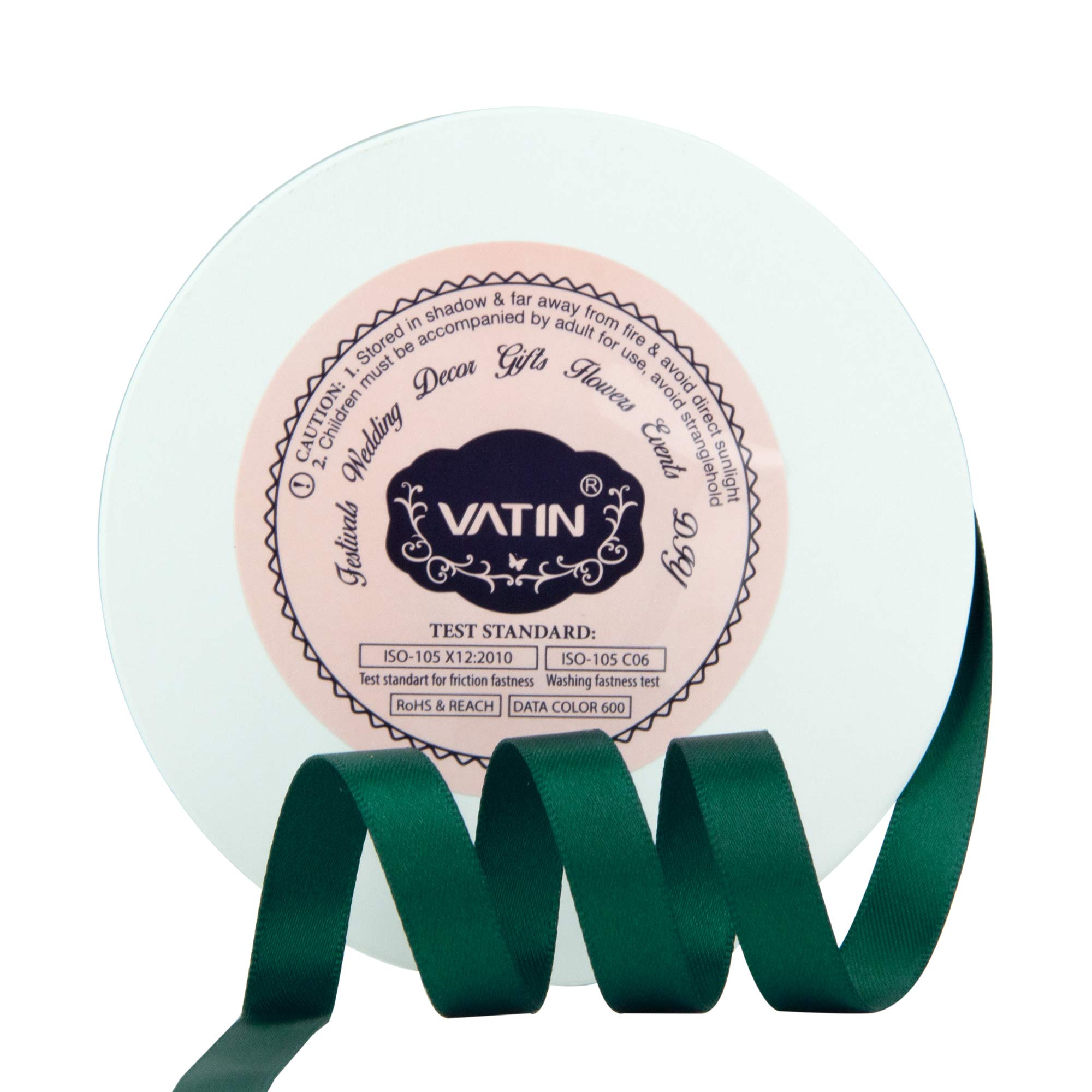 VATIN 3/8 inches Double Faced Light Hunter Green