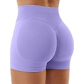 YEOREO SoftHue Women Workout Gym Impact Shorts Hidden Scrunch Butt Lifting 2.5"/3.6"/4.5"/6" Seamless Shorts