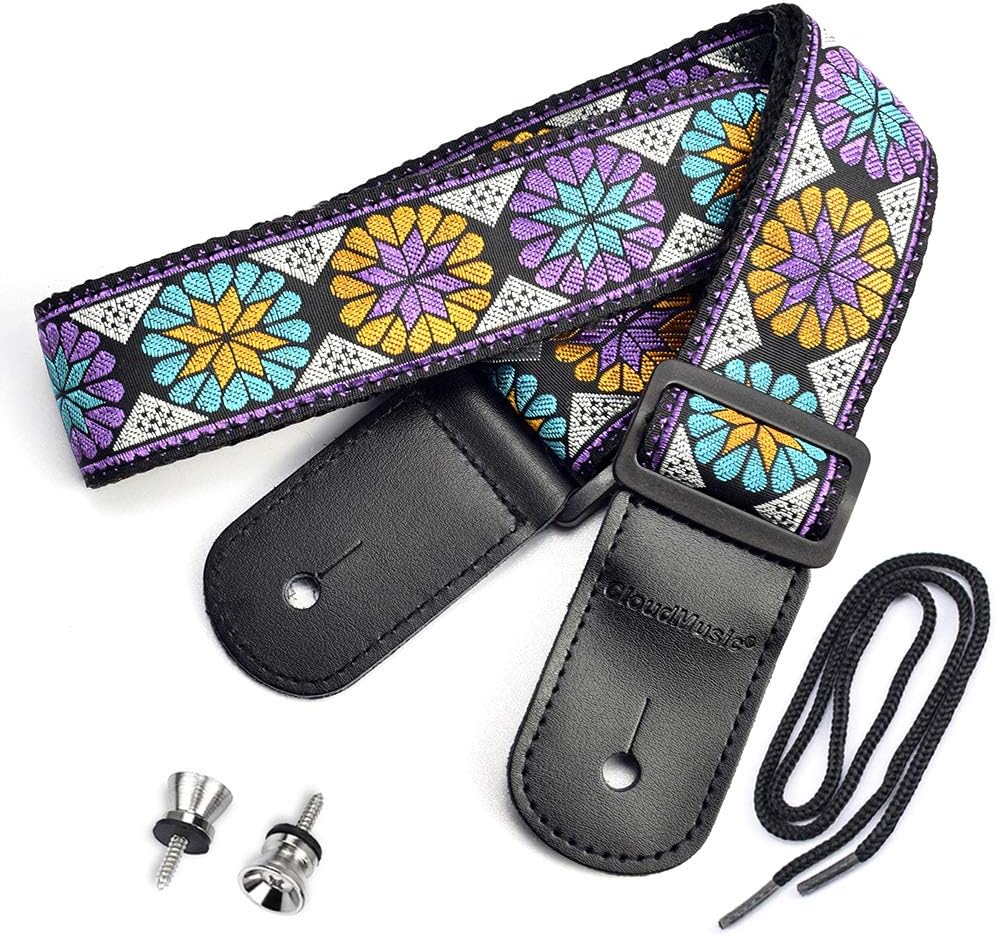 Red Zigzag Cloudmusic Jacquard Weave Style Hawaiian Ukulele Strap Ukulele Accessories Folk World Instrument Accessories Guardebem Com