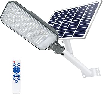 STASUN Farola Solar, 2000lm Luz Solar Exterior del Anochecer al