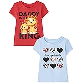 The Children's Place Baby-Girls and Toddler Assorted Everyday Short Sleeve Graphic T-Shirts,multipacks