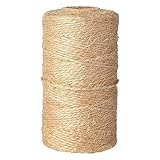Natural Jute Twine, 328 Feet - Durable Packing