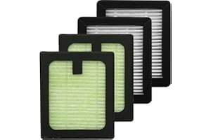 MIXZENY Dryer Advanced HEPA Filter Compatible with Baby Brezza Baby Bottle Dryer Advanced and Baby Brezza Baby Bottle Washer, 4 Pack