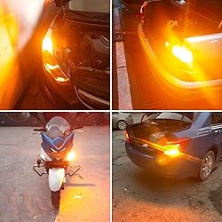 PHINLION 1156 LED Turn Signal Light Bulbs Super