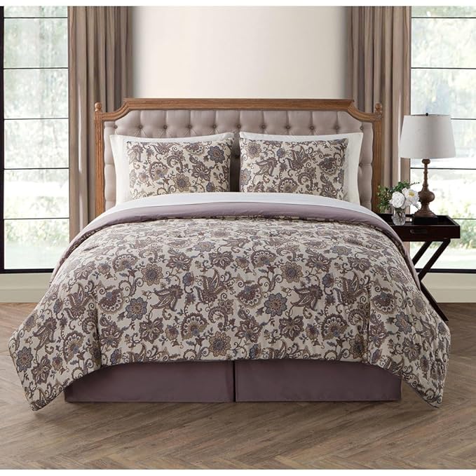Amazon Com Bed Linens Essential Home Classics Avon 8 Piece