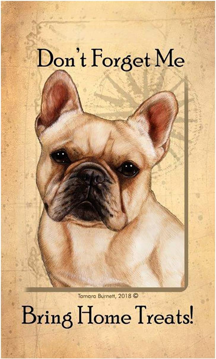 french bulldog luggage tag