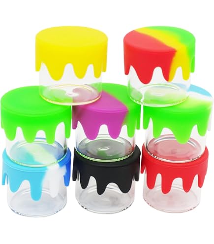 Gentcy 50pcs 2ml Swirl Silicone Containers - Small Jars For Creams, Makeup, Spices - View #3