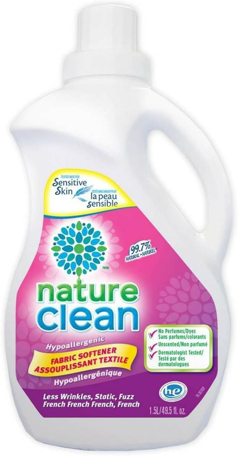 Nature Clean Fabric Softener Unscented 1.5 Liter Amazon.ca Health & Personal Care