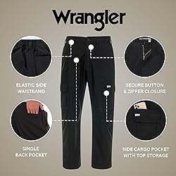 Wrangler Cargo Pants for Men Big and Tall - Twill