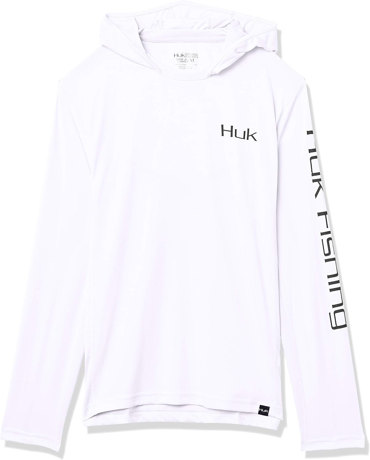 Huk Men's Icon X Hoodie | Long-Sleeve Performance Shirt with UPF 30+ Sun Protection: Clothing