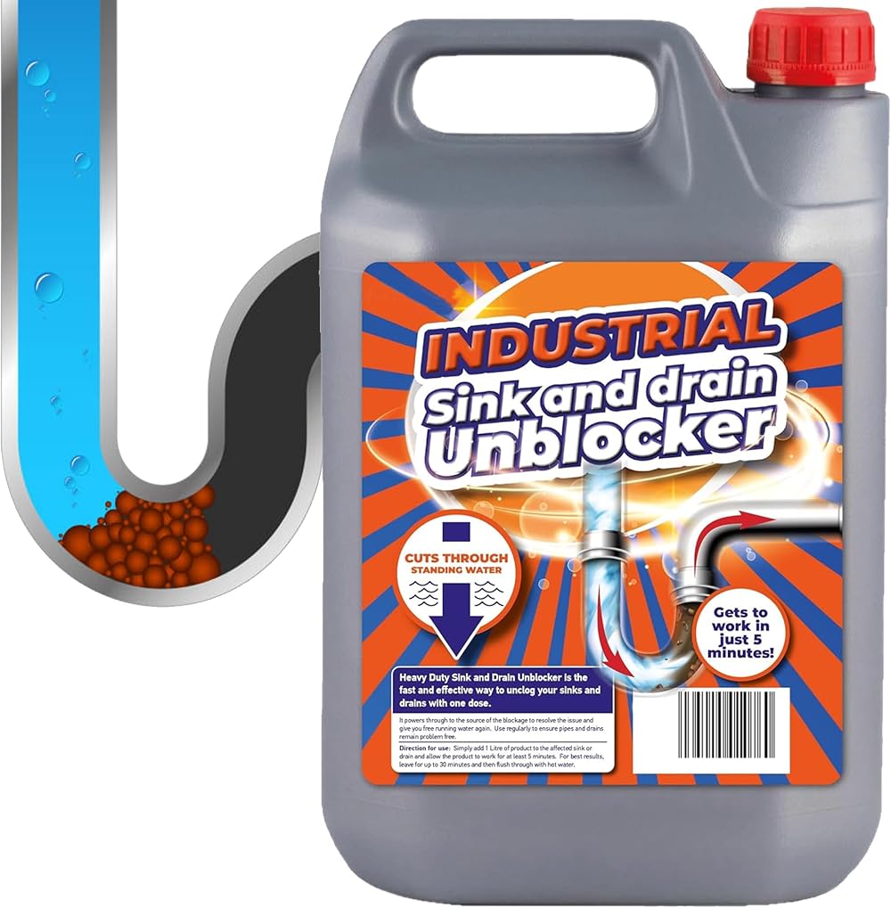 Storm Trading Group 5 Litre Sink & Drain Unblocker Powerful Cleaning Liquid