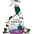 Vet’s Best Flea & Tick Home Spray for Cats – Cotton Spice Scent Cat Flea & Tick Aid – Made in The USA – Flea & Tick Gentle Mist for Cats – 32 oz