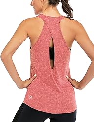 ICTIVE Womens Cross Backless Workout Tops for Women