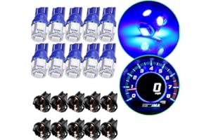 10Pack T10 194 168 LED Light Bulb PC194 PC195 PC160 PC161 PC168 Instrument Panel Gauge Cluster Dashboard Automotive Light Bul