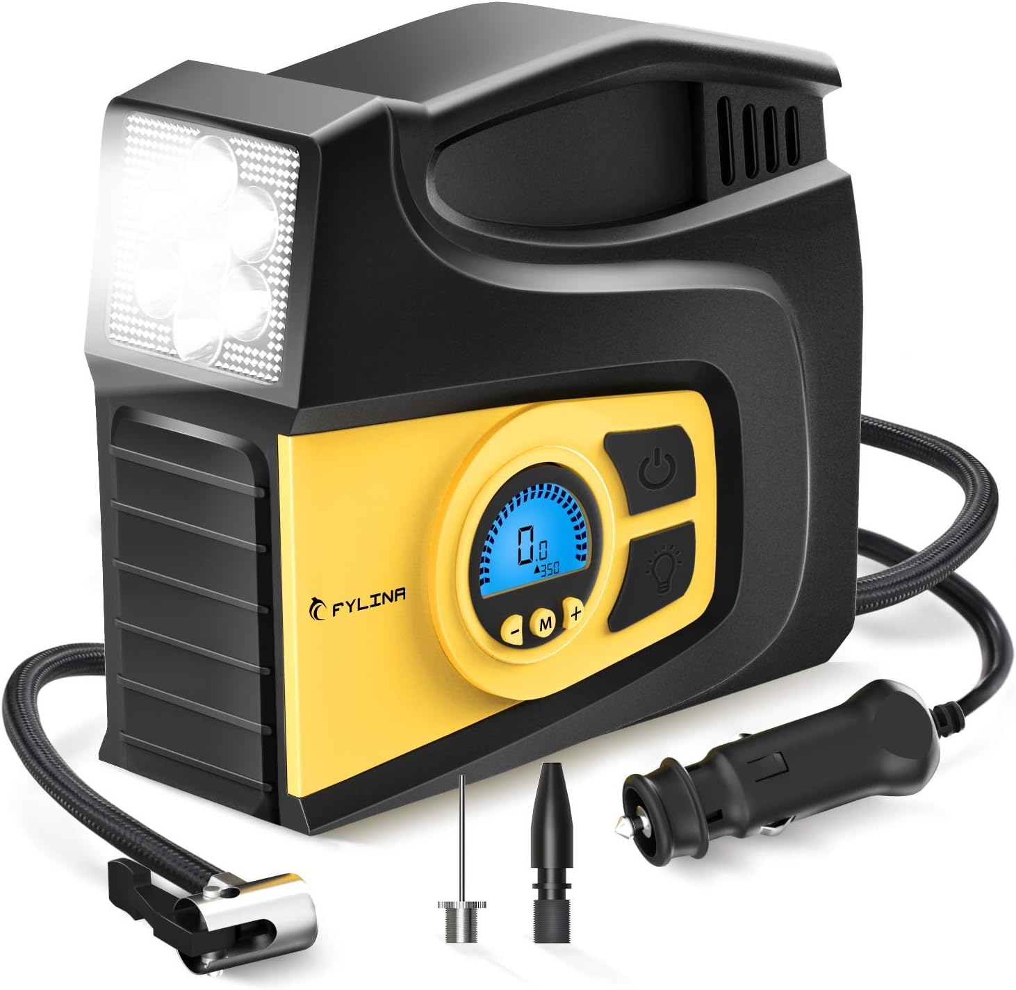 FYLINA au01 Tyre Inflator, digital Air Compressor Pump