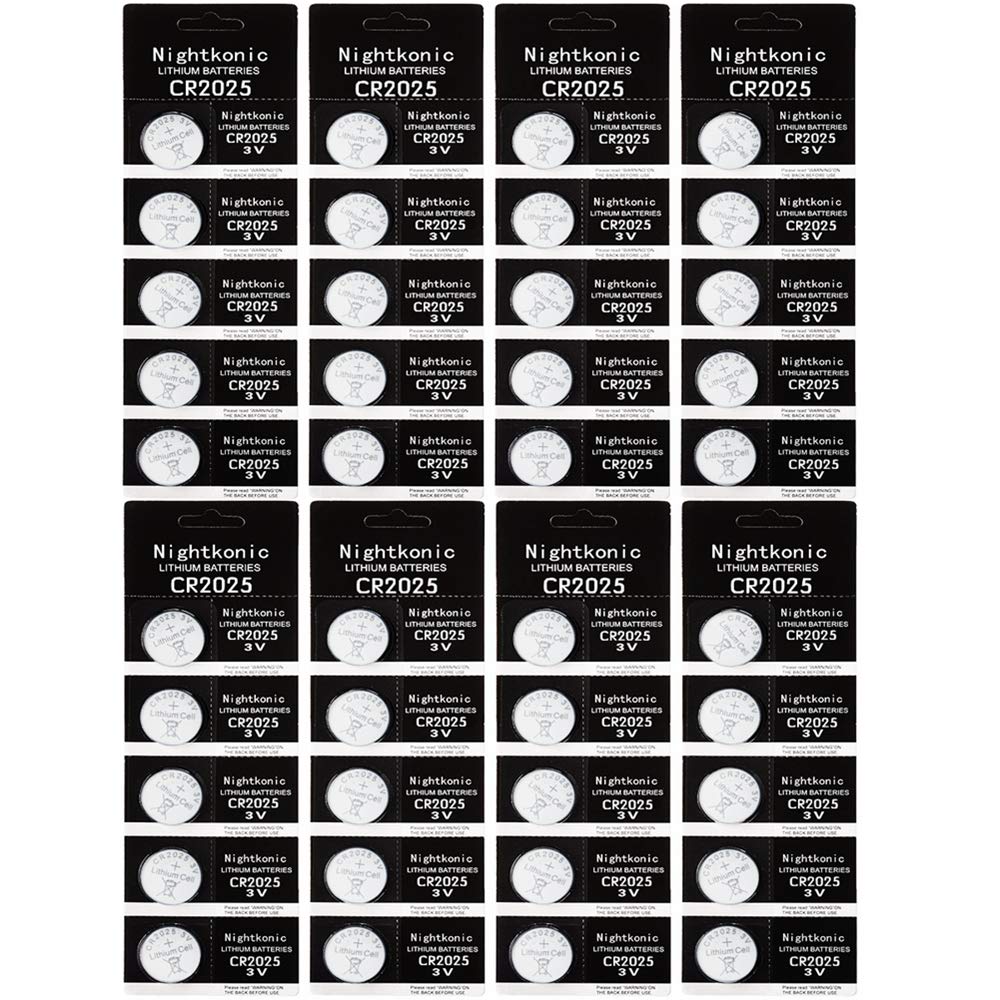 40 - CR2025 Battery 3v Lithium Button Cell Coin 2025 Batteries