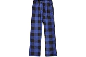 Kiiavoro Boys Fleece Pajama Pants Soft Boys' Flannel Fleece Pajama Lounge Pants with Pockets