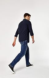 Mavi Jeans Men's Matt Rise Relaxed Straight in Mid
