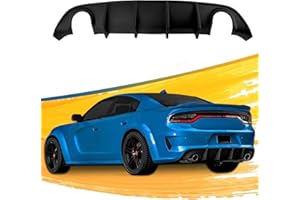 AAriguthel Charger Rear Diffuser Compatible with 2015-2023 Dodge Charger Diffuser SRT Rear Lip Bumper Diffuser Rear Valance Diffuser (Non Widebody Model)