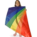 aGreatLife Diamond Kite Easy Flyer: Best Beach and Summer Kite for Kids and Adults - Launches at the Slightest Breeze - Highly Durable - Includes eBook, String and Spool - Perfect for Outdoor Games