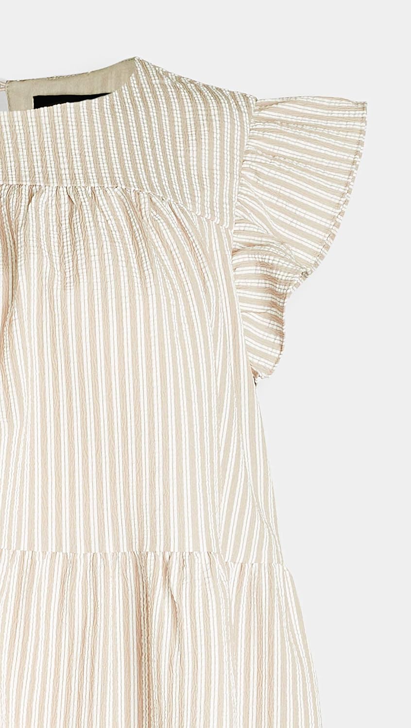 striped babydoll dress