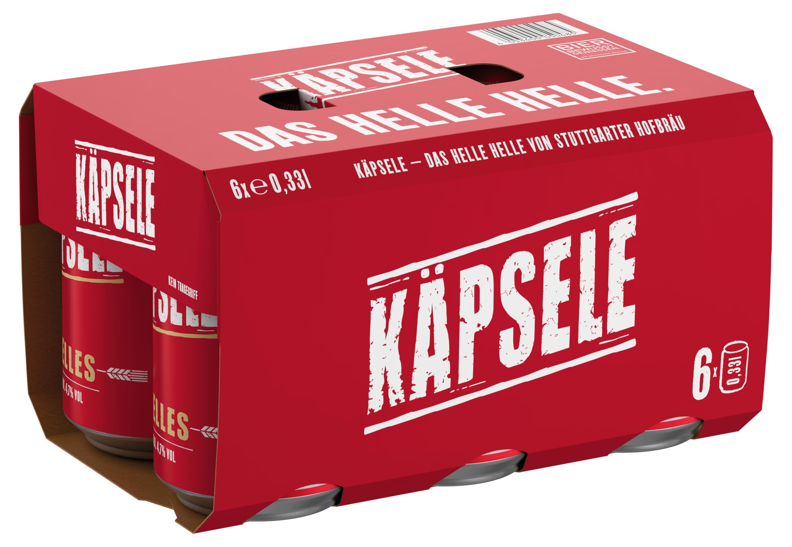 Stuttgarter Käpsele helles Bier, EINWEG 6x0,33 L Dose