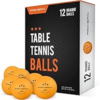 PRO SPIN Ping Pong Balls - 3-Star Table Tennis Balls | High-Performance 40+ ABS Training Balls | Orange or White | Ultimate D