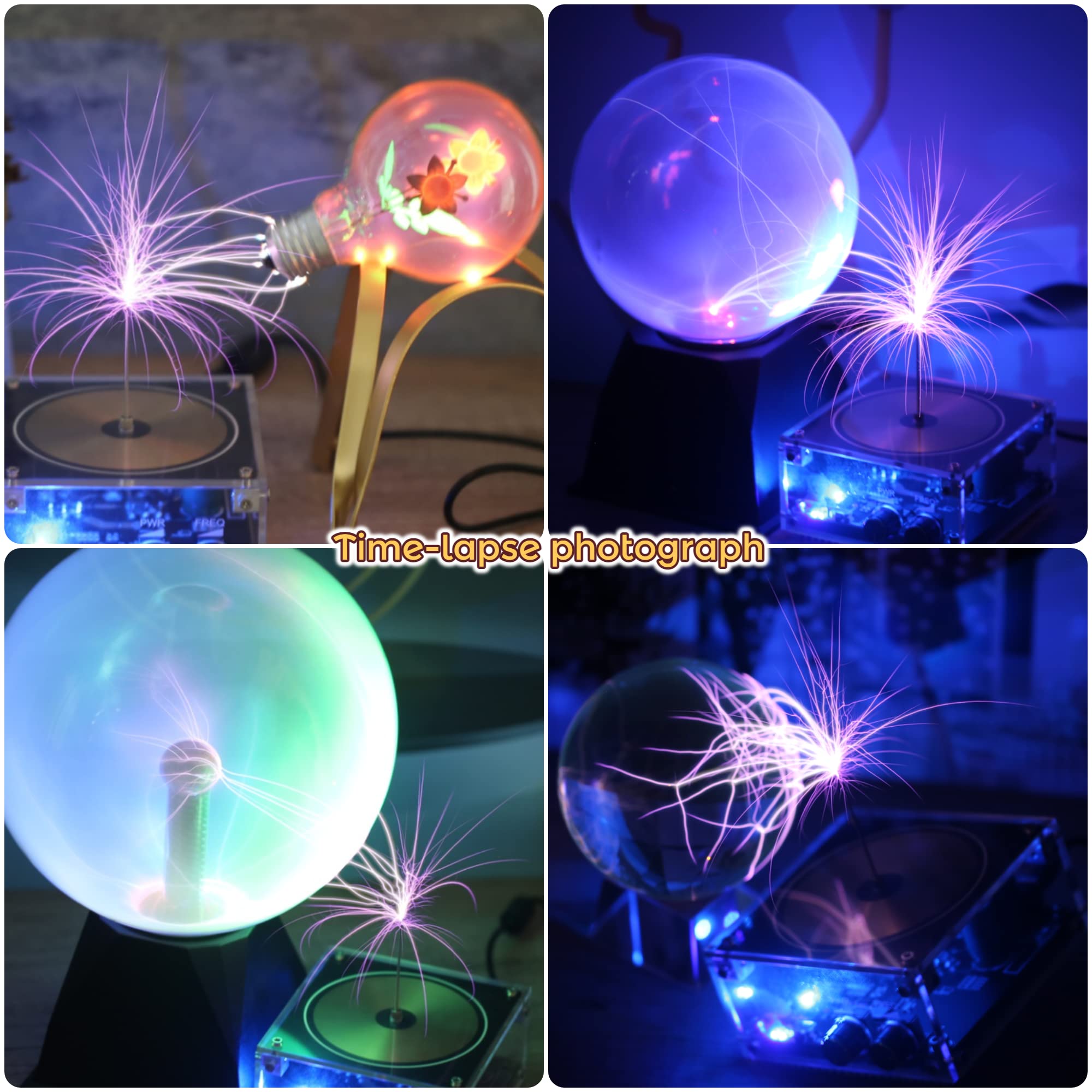 Joytech Bluetooth Music Tesla Coil Arc Plasma Loudspeaker Wireless Transmission Experiment Desktop Toy Model SSTC SS02